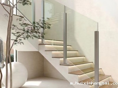 304不锈钢玻璃扶手